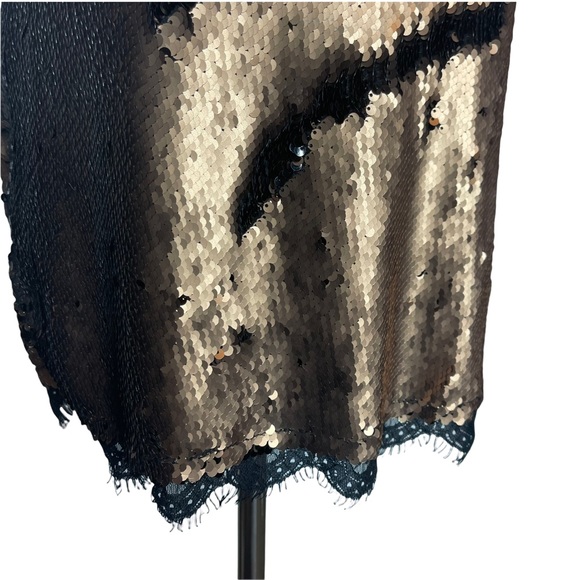 Last Chance….Free People Seeing Double Metallic Sequin Slip Dress xs - Picture 15 of 15